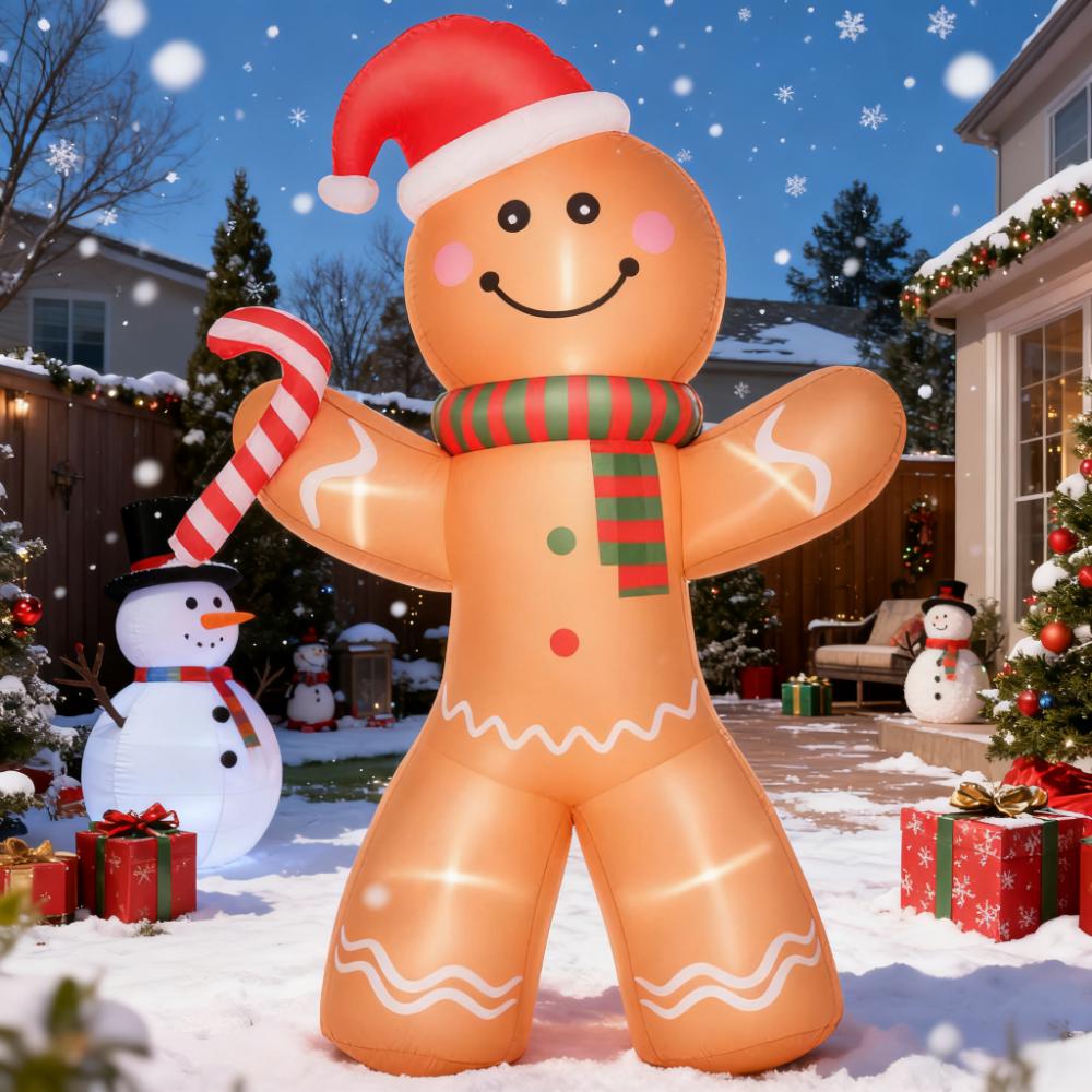Christmas Inflatable Gingerbread Man