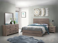 Barrel Oak 4-piece Queen Bedroom Set