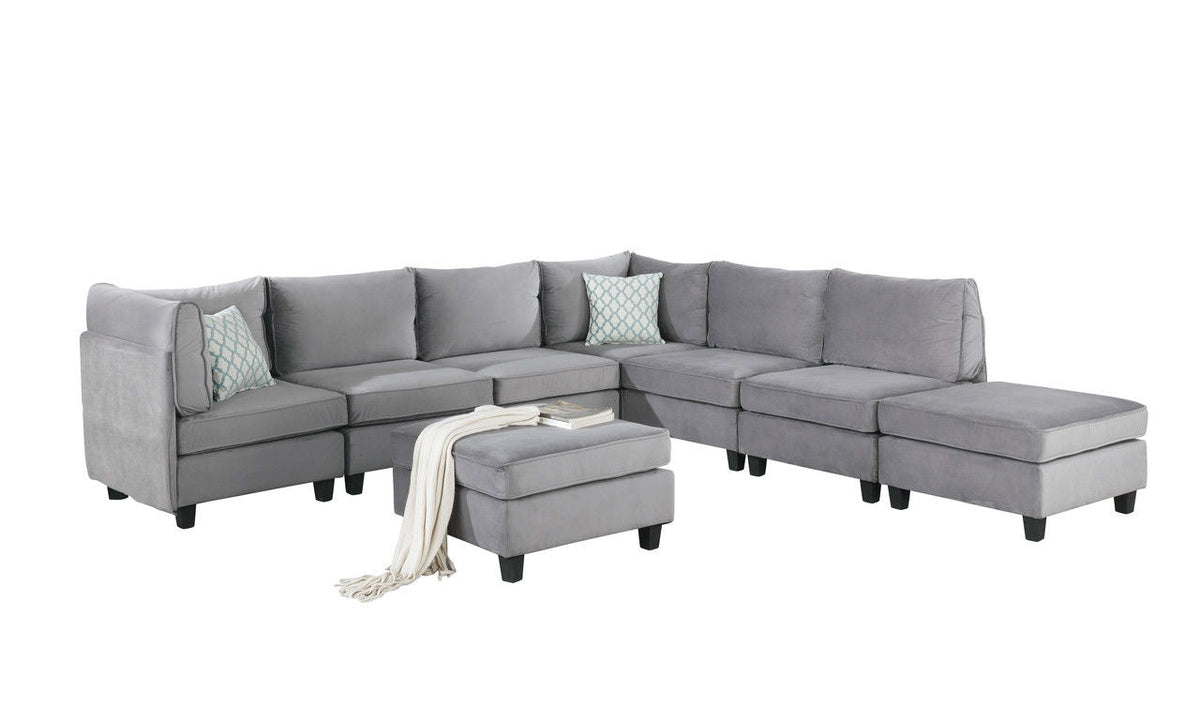 Haven and Hope Trendy Sectional Sofa