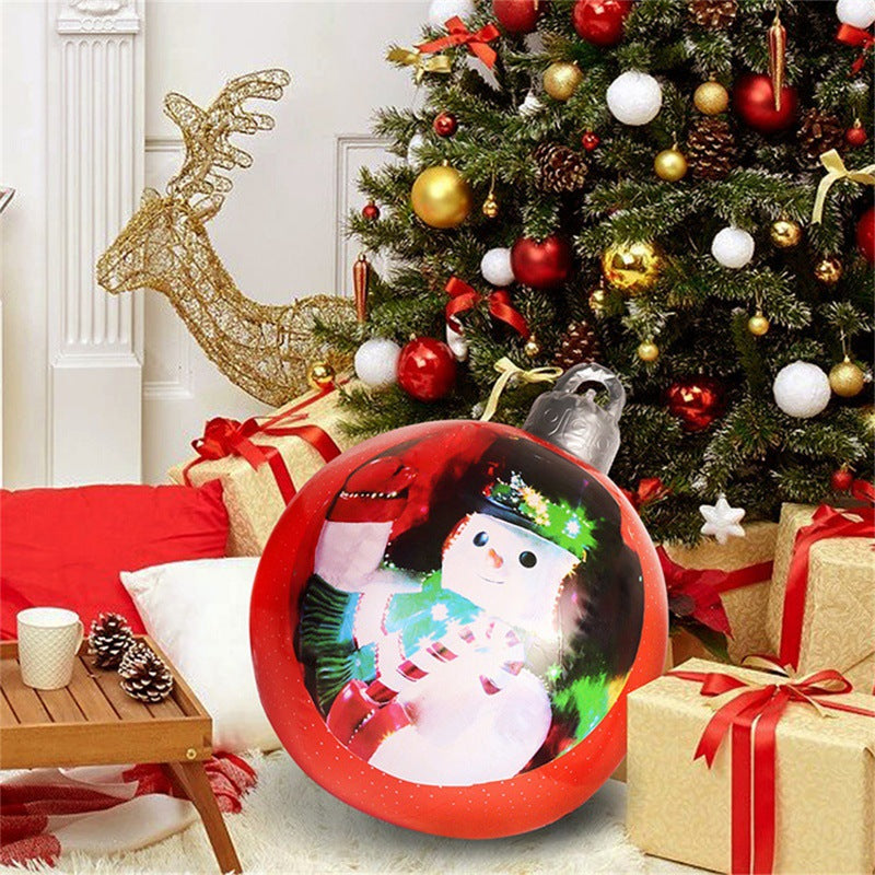 Beautiful Christmas ornaments inflatable