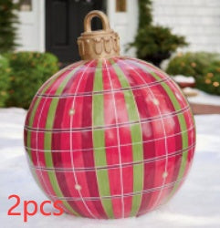 Beautiful Christmas ornaments inflatable