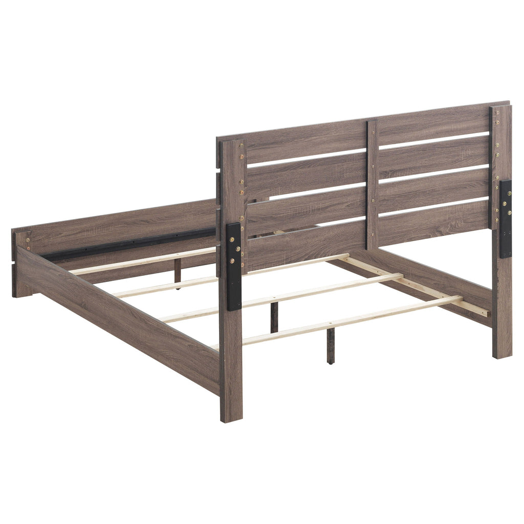 Barrel Oak 4-piece Queen Bedroom Set