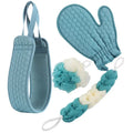 4-Piece Exfoliating Bath Towel Set