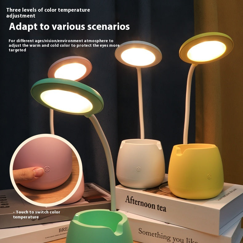 LED Desk Lamp with Pen Holder