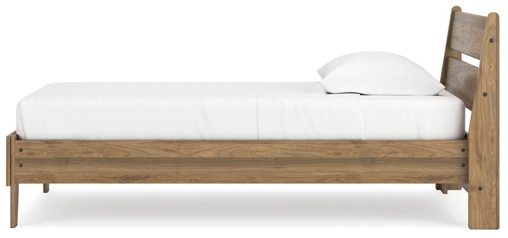 Modern Platform Panel Bed