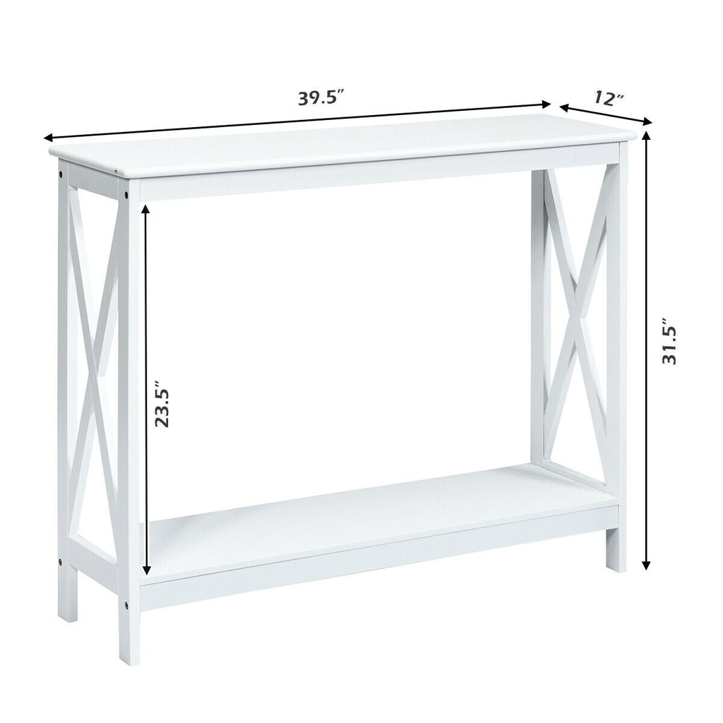 2-Tier Console Accent Table