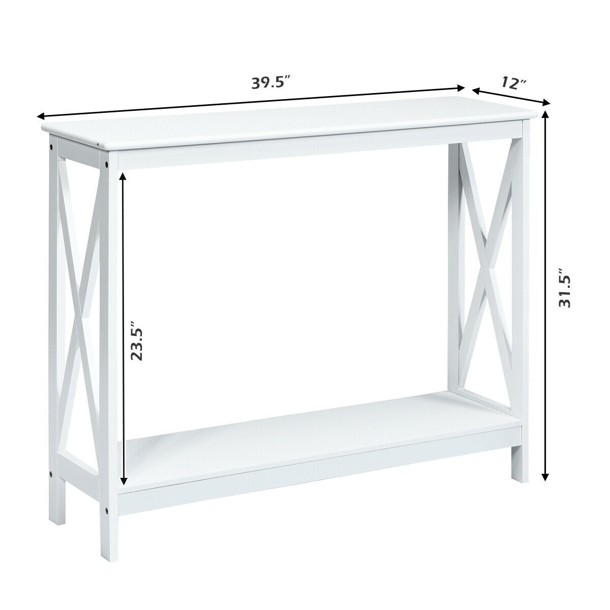 2-Tier Console Accent Table