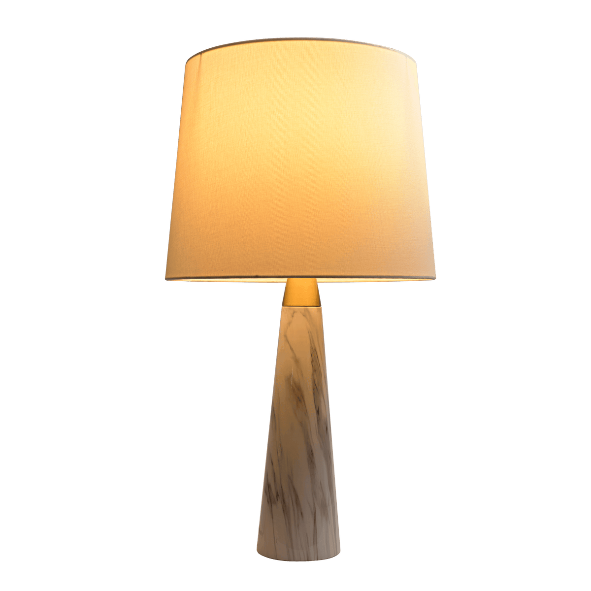 Elegant Marble base white lamp