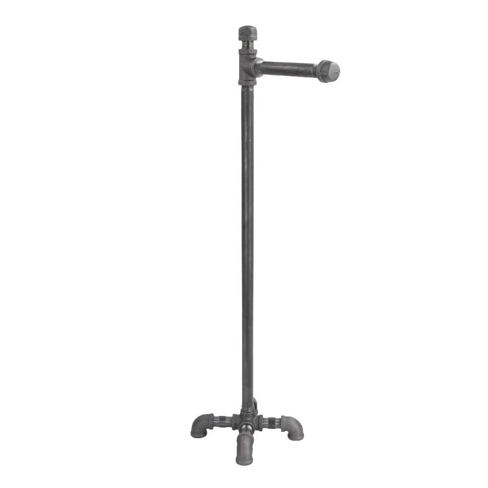 Freestanding Industrial Pipe Toilet Paper Holder