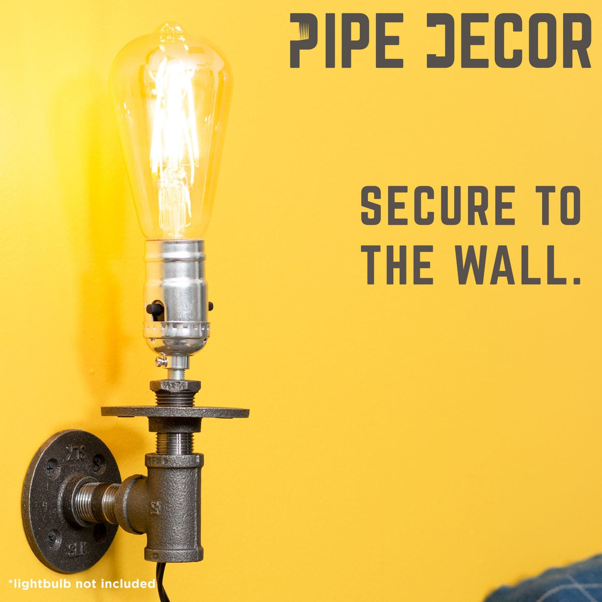 Industrial Pipe Wall Sconce Kit