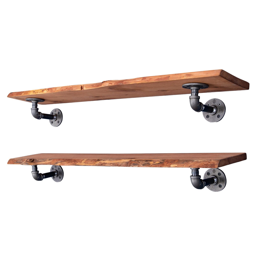36” Sunset Cedar Live Edge Wood Shelf