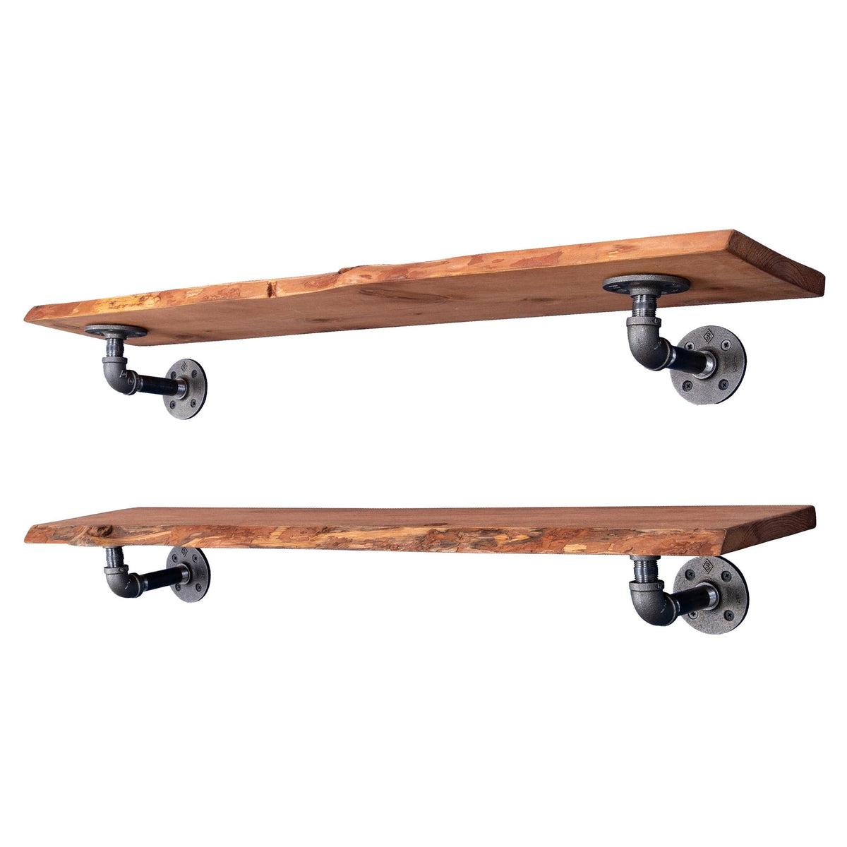 36” Sunset Cedar Live Edge Wood Shelf