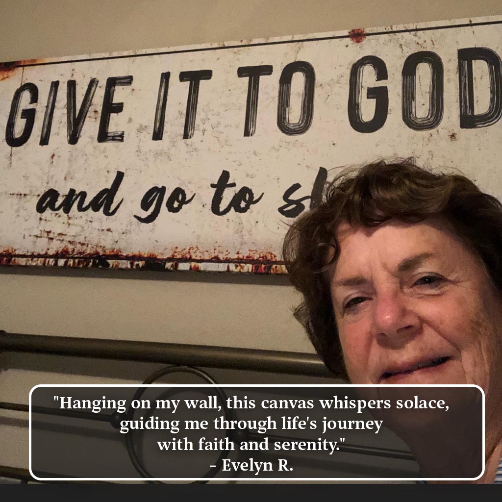 Give It to God and Go to Sleep Wallart