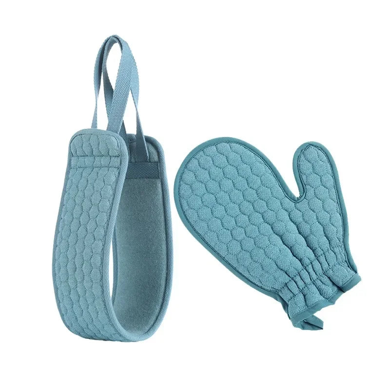 4-Piece Exfoliating Bath Towel Set