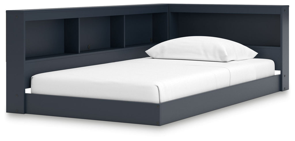 Farmhouse Bookcase Storage Bed