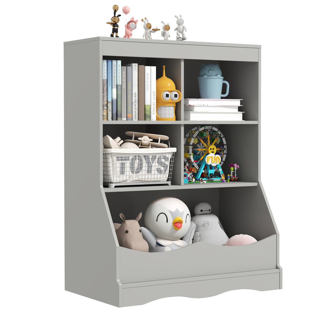 3-Tier Bookcase Storage Bin