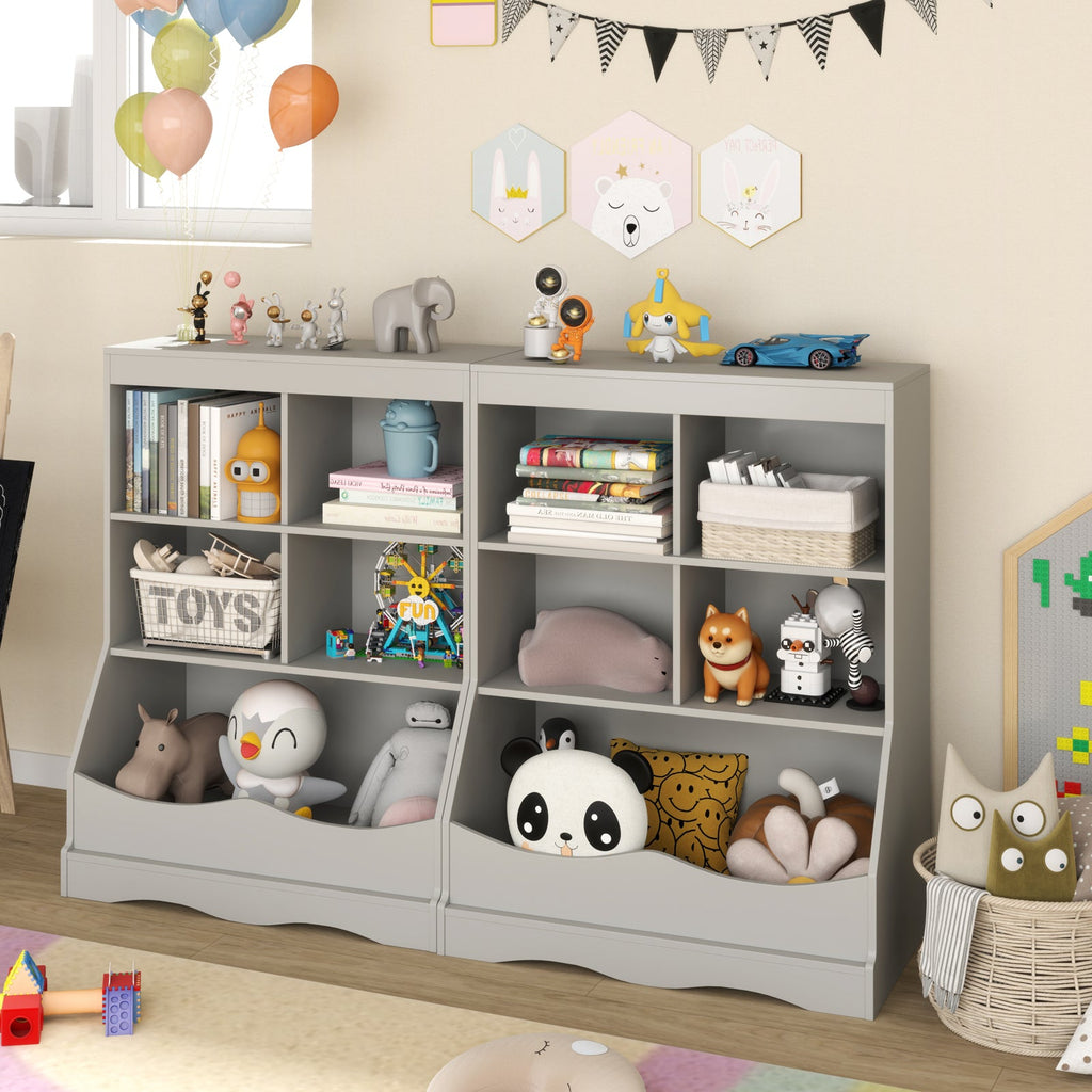 3-Tier Bookcase Storage Bin