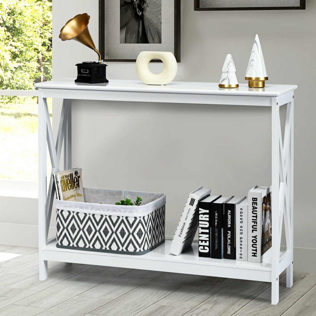 2-Tier Console Accent Table