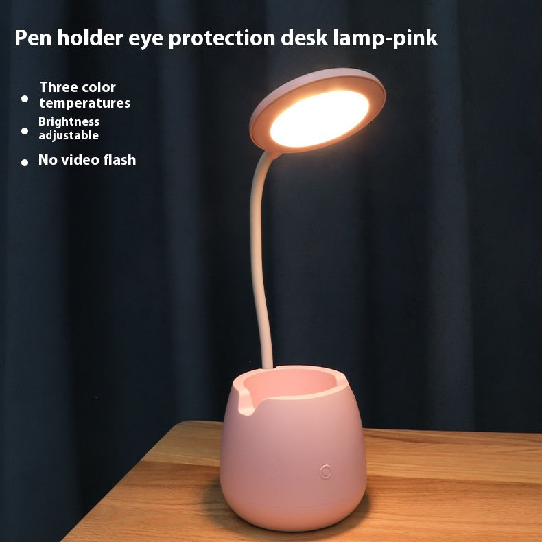 LED Desk Lamp with Pen Holder