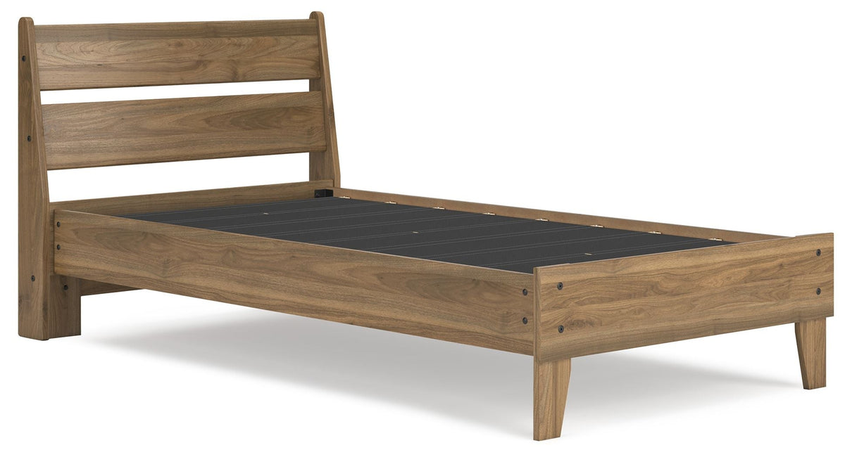 Modern Platform Panel Bed