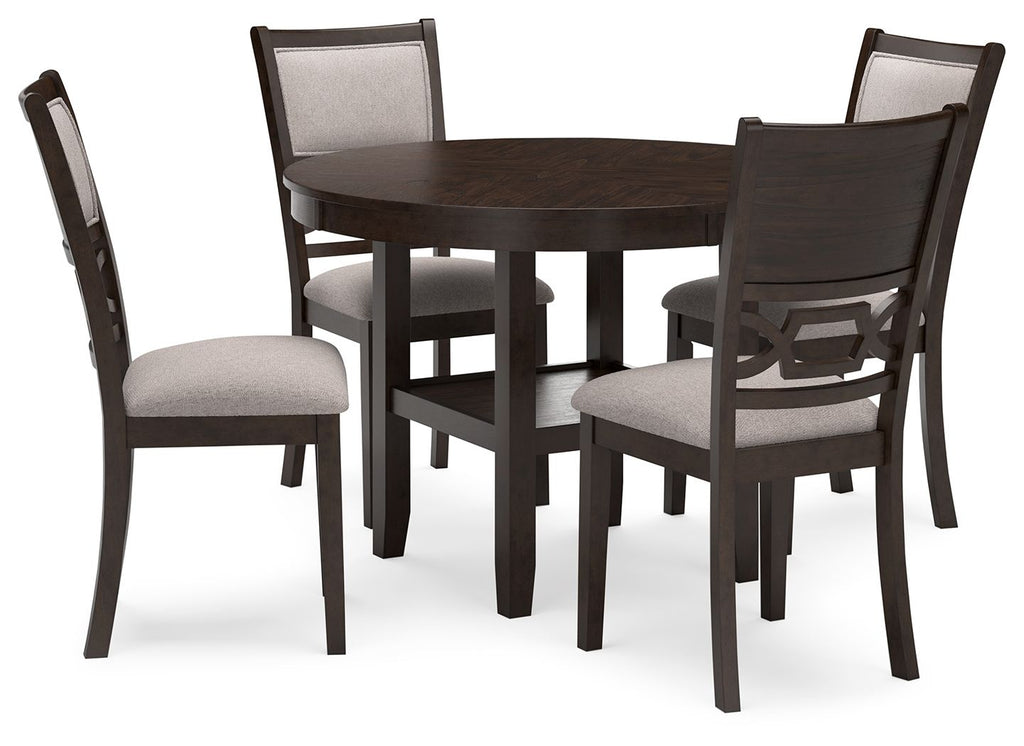 HavenHope - Dining Room Table Set - Brown