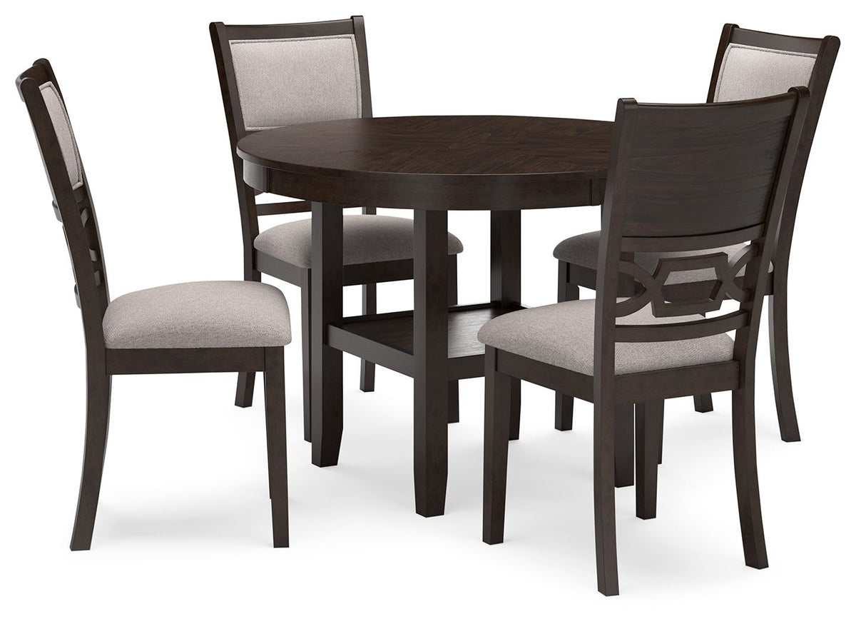 HavenHope - Dining Room Table Set - Brown