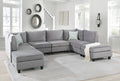 Haven and Hope Trendy Sectional Sofa
