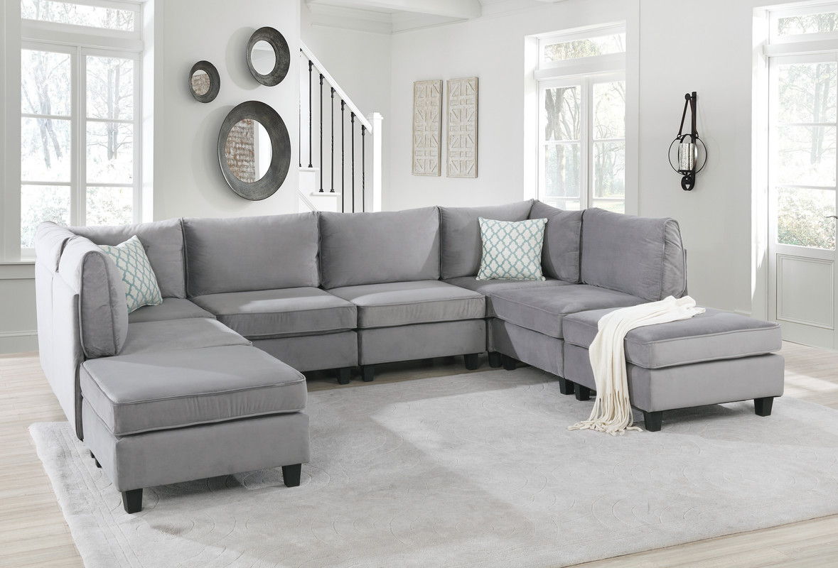Haven and Hope Trendy Sectional Sofa