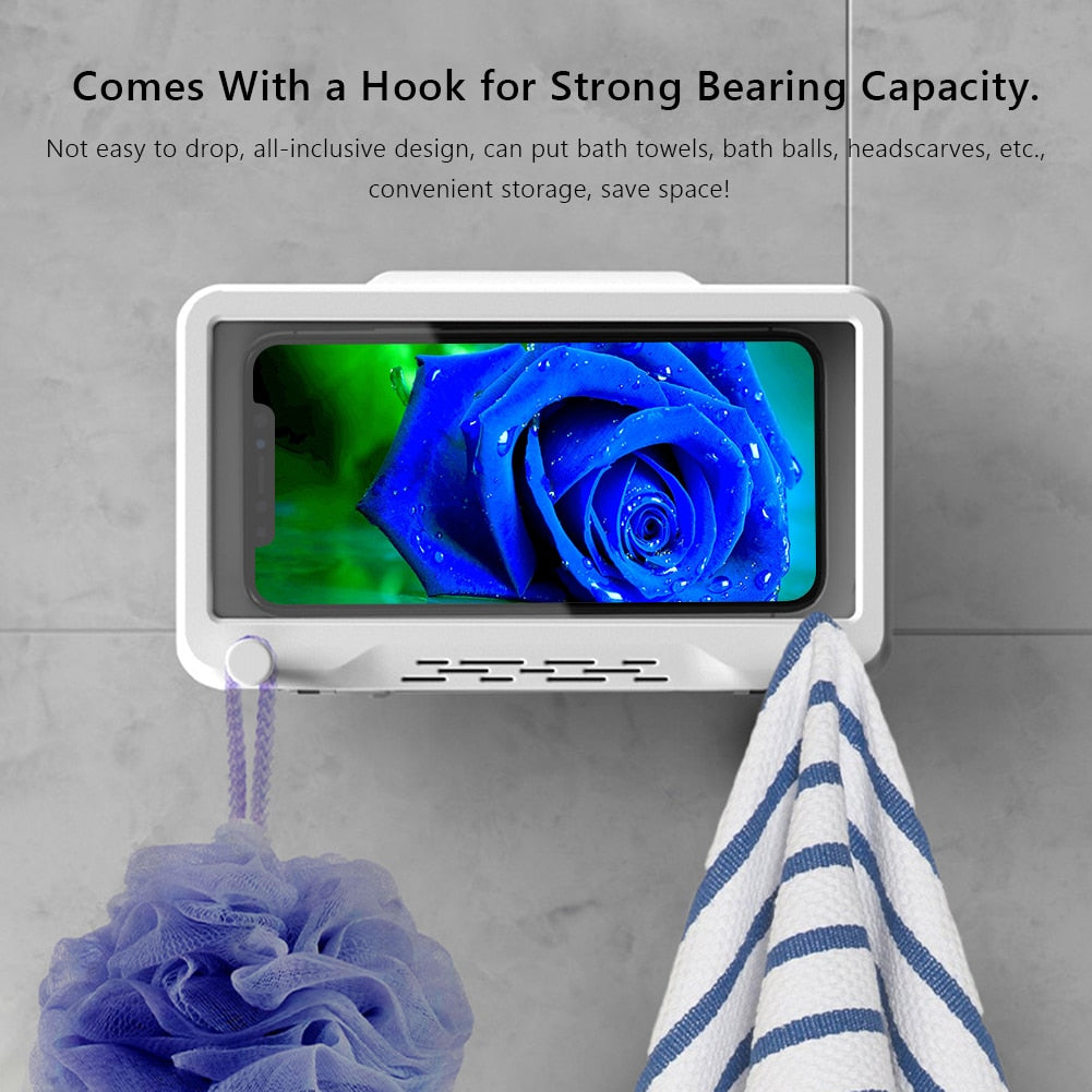 Wall-Mounted Waterproof Phone Holder