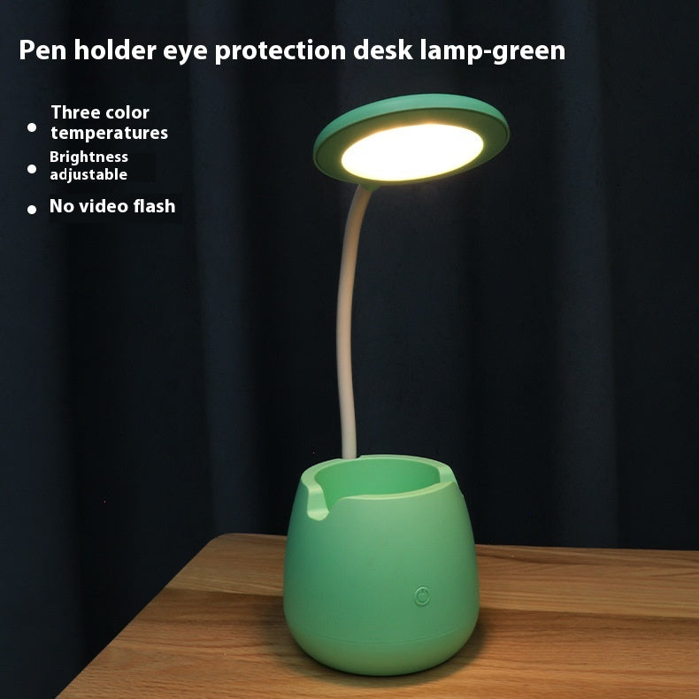 LED Desk Lamp with Pen Holder