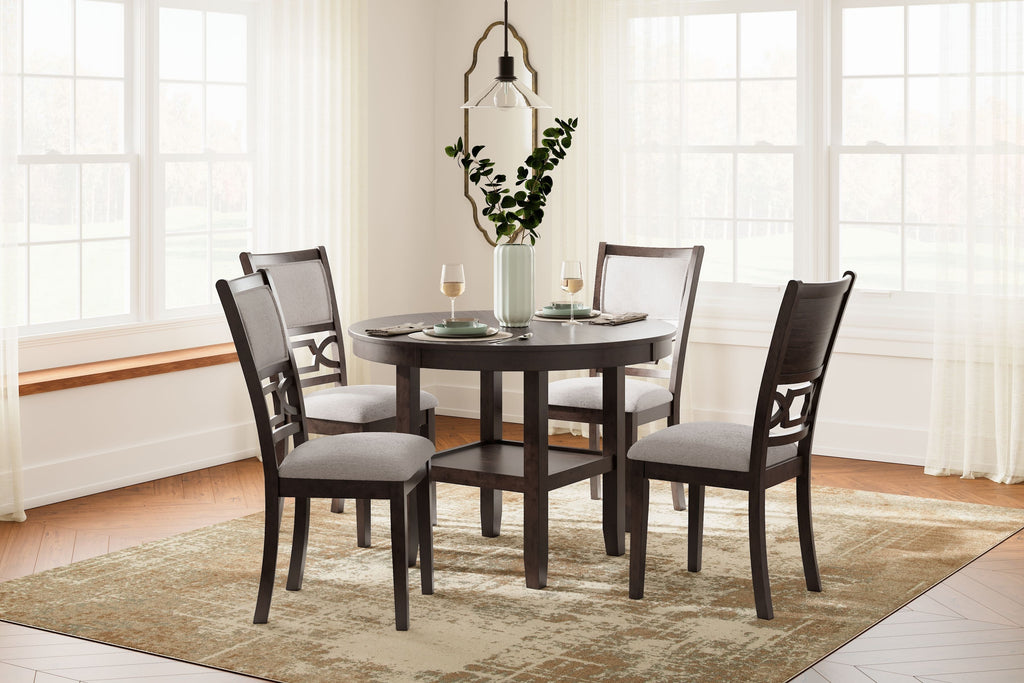 HavenHope - Dining Room Table Set - Brown