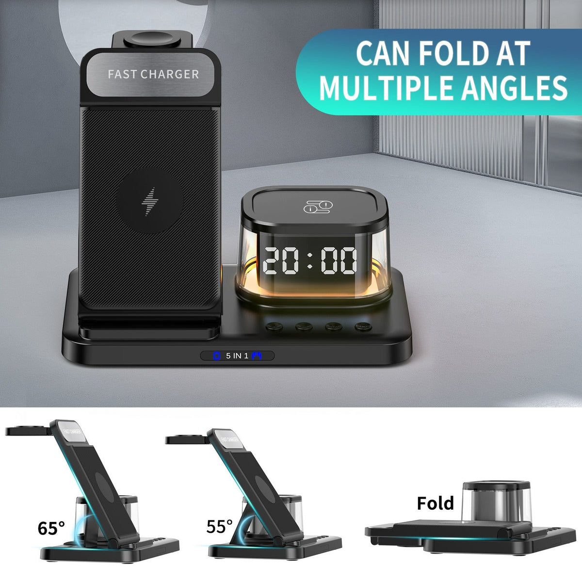 Wireless charging Five in one wireless