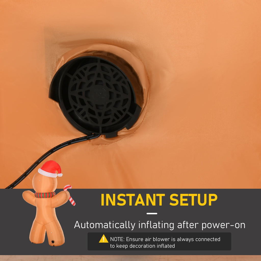 Christmas Inflatable Gingerbread Man