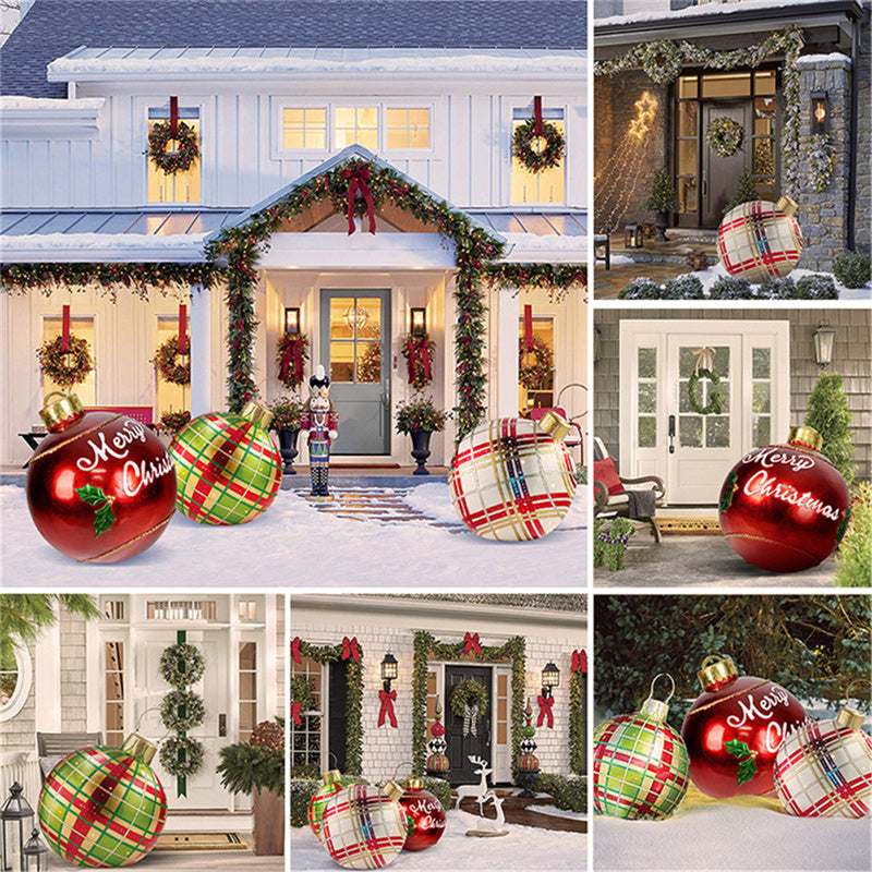 Beautiful Christmas ornaments inflatable