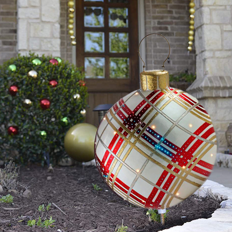 Beautiful Christmas ornaments inflatable