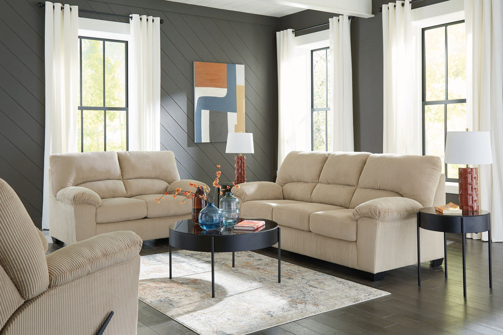 SimpleJoy - Soft Corduroy Living Room Set