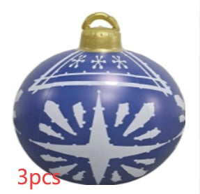 Beautiful Christmas ornaments inflatable