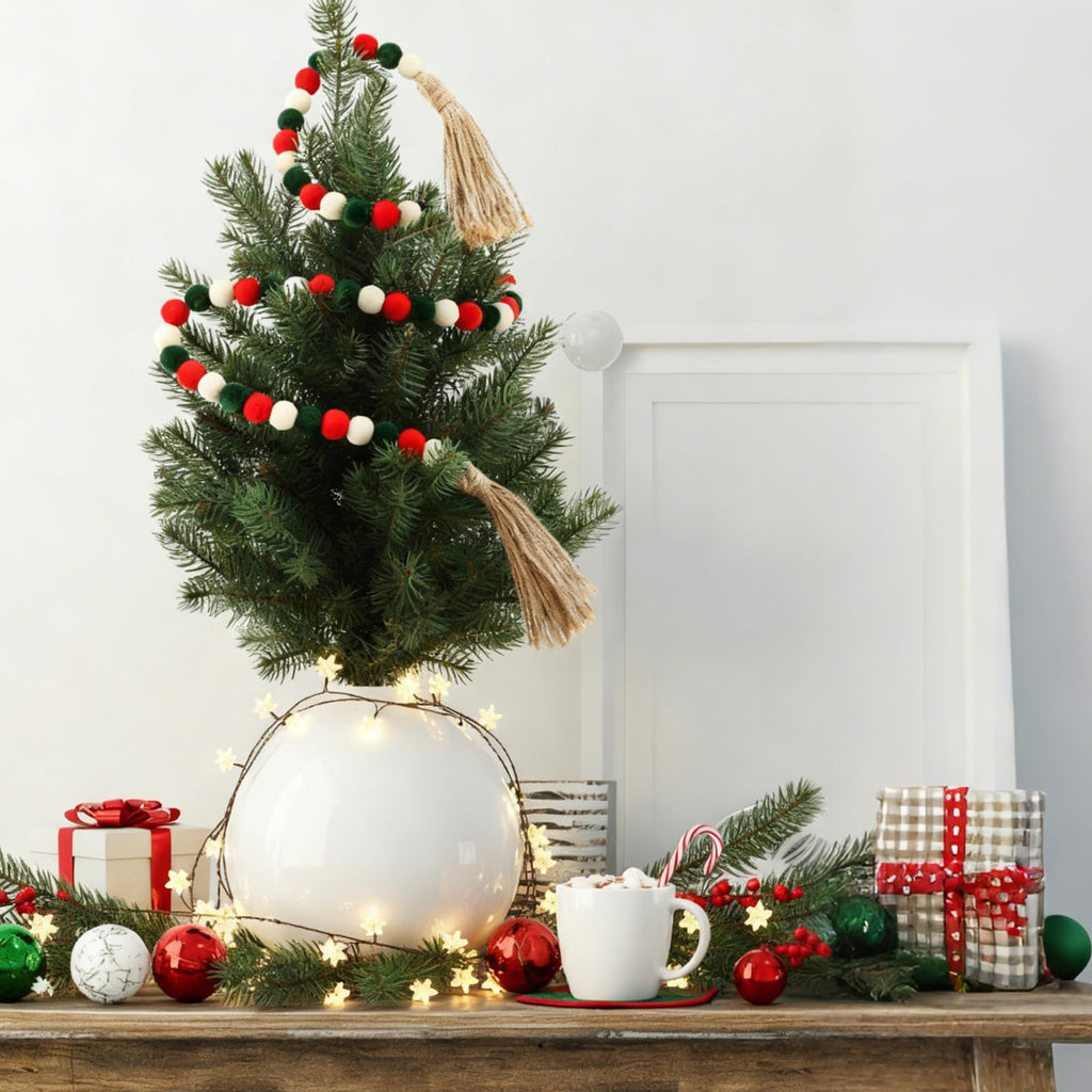 Christmas Garland Beaded Tassel
