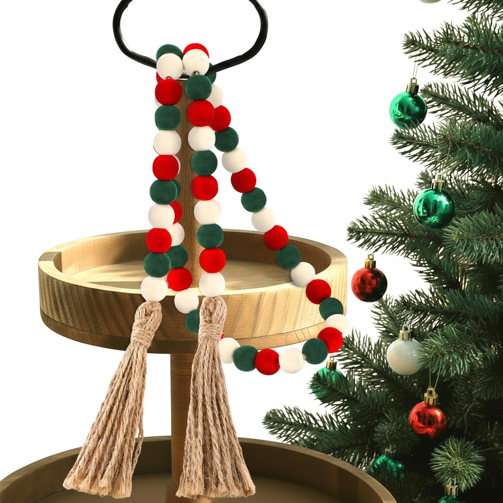 Christmas Garland Beaded Tassel