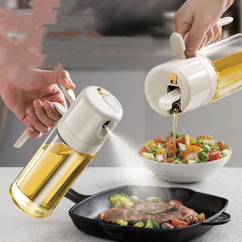 2-in-1 Glass Oil Sprayer & Pourer