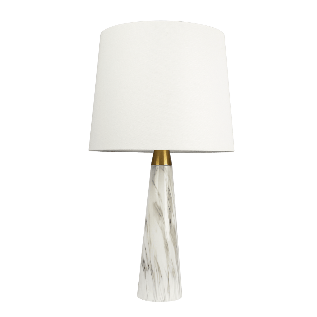 Elegant Marble base white lamp