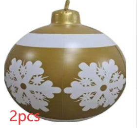 Beautiful Christmas ornaments inflatable