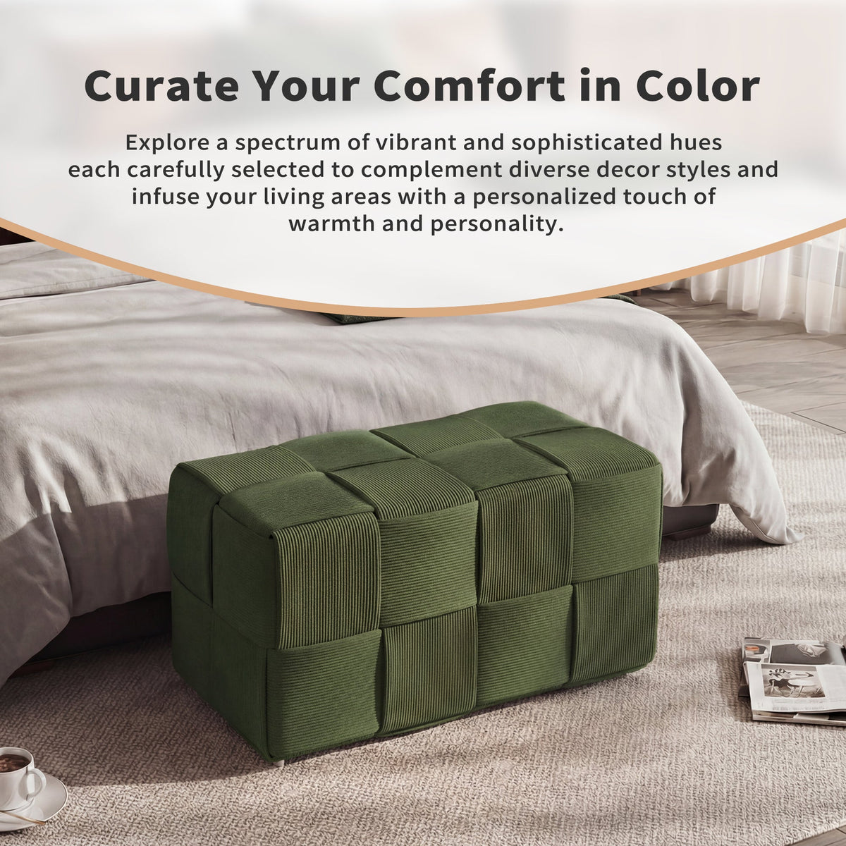 Ottoman Soft Corduroy