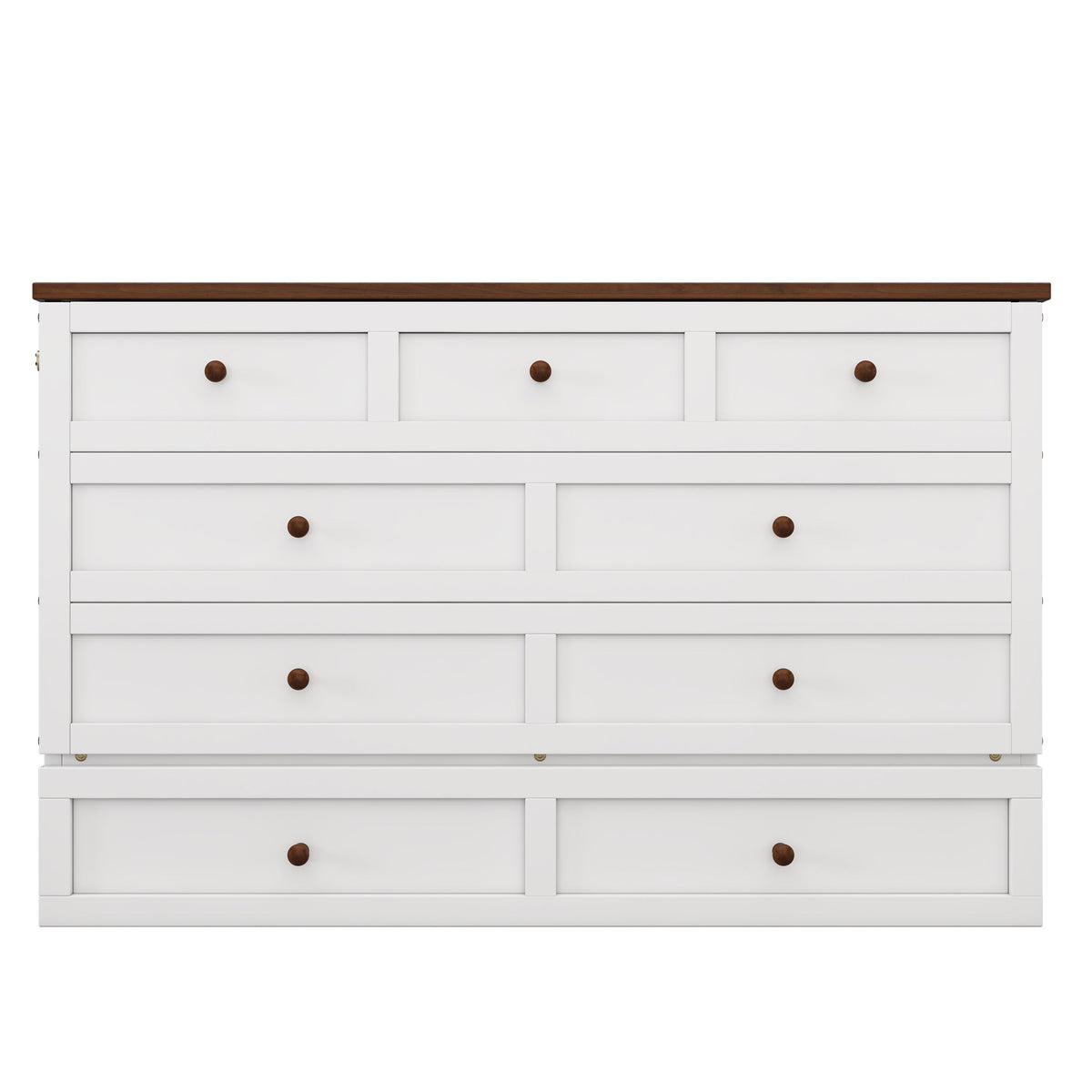 Murphy Bed Modern Charging station/ drawers