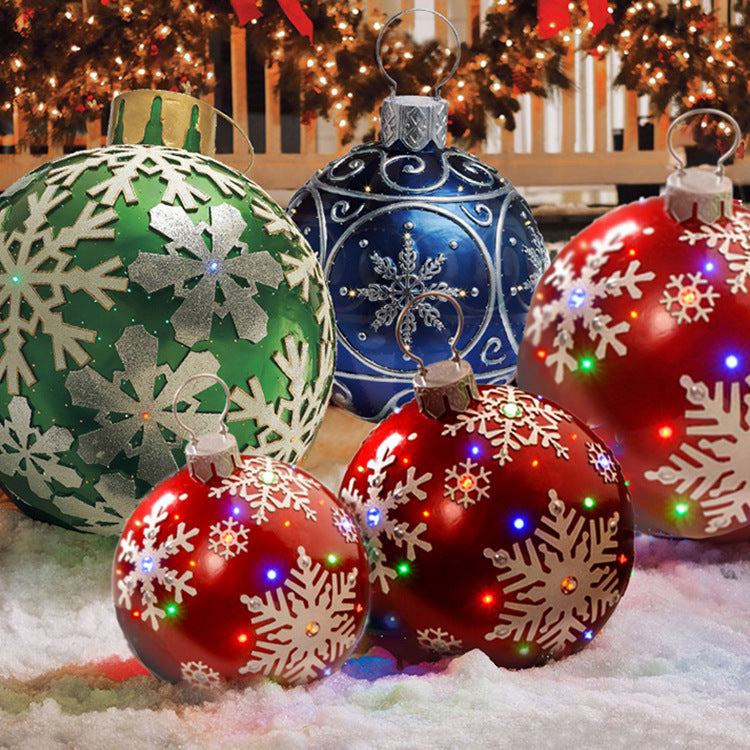 Beautiful Christmas ornaments inflatable