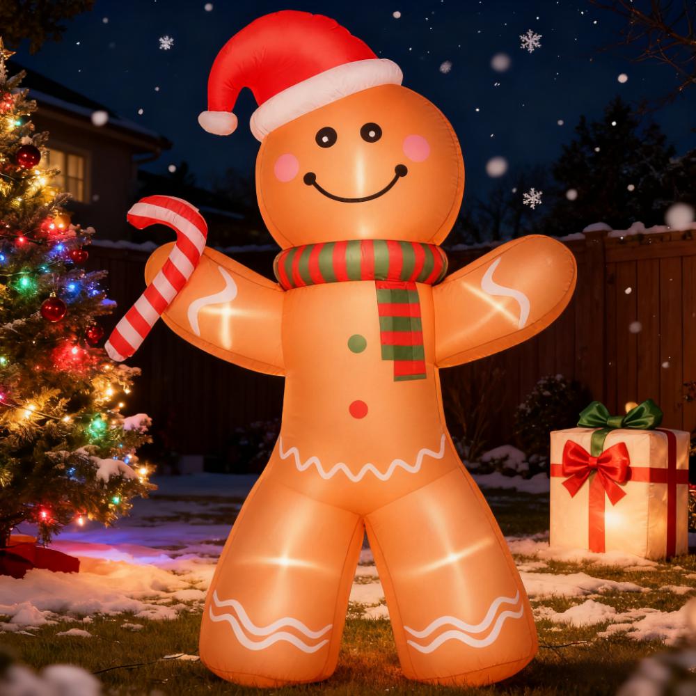 Christmas Inflatable Gingerbread Man