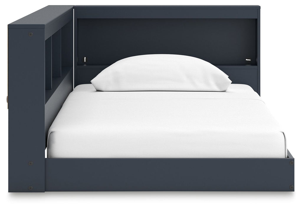 Farmhouse Bookcase Storage Bed