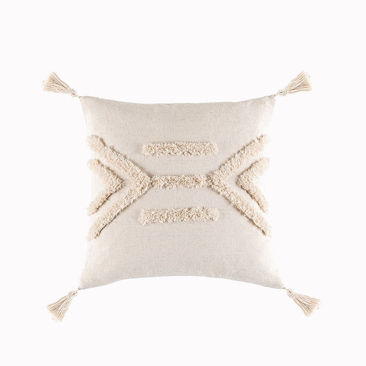 Boho Tassel Pillow Cover
