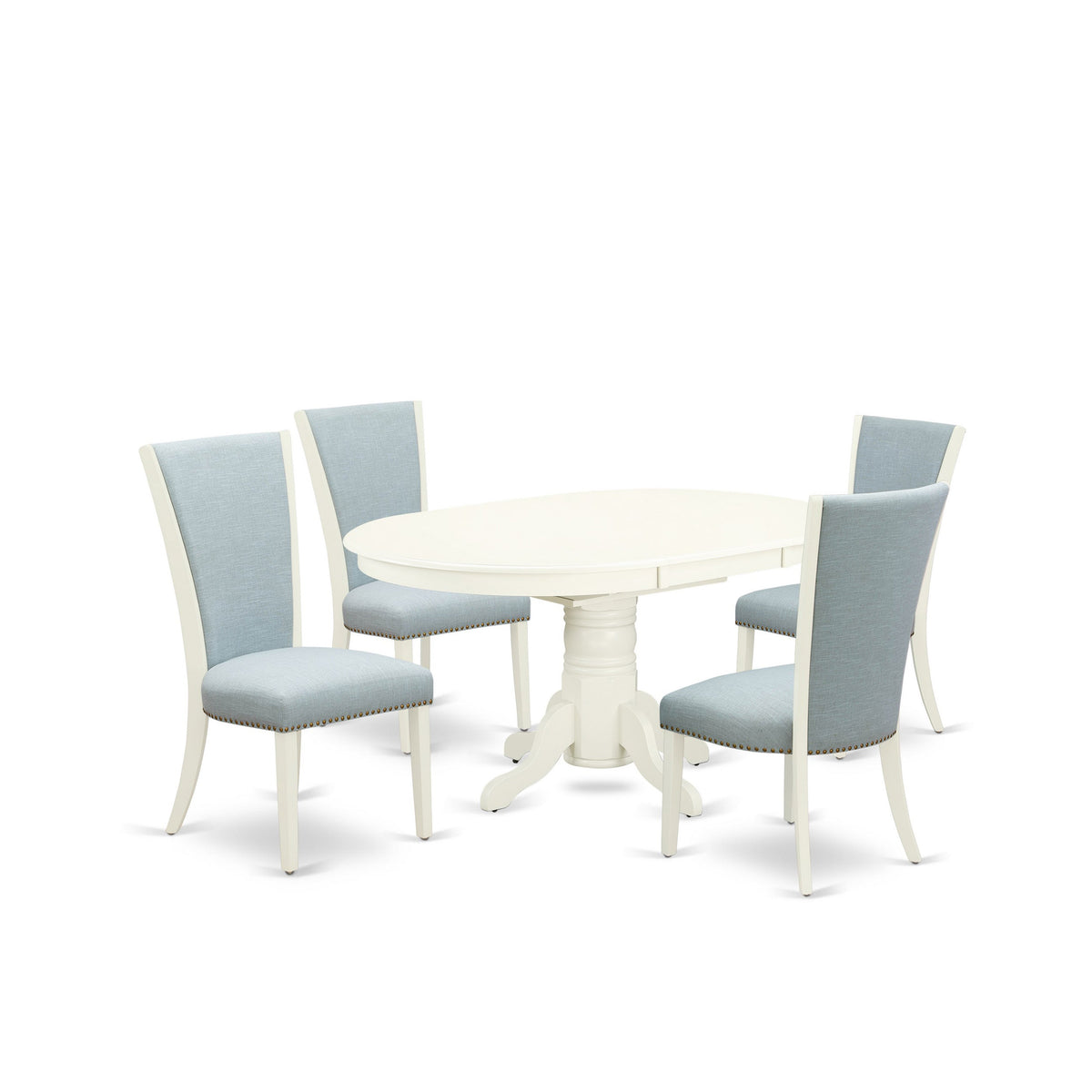 5 Pc Pedestal Dining Table