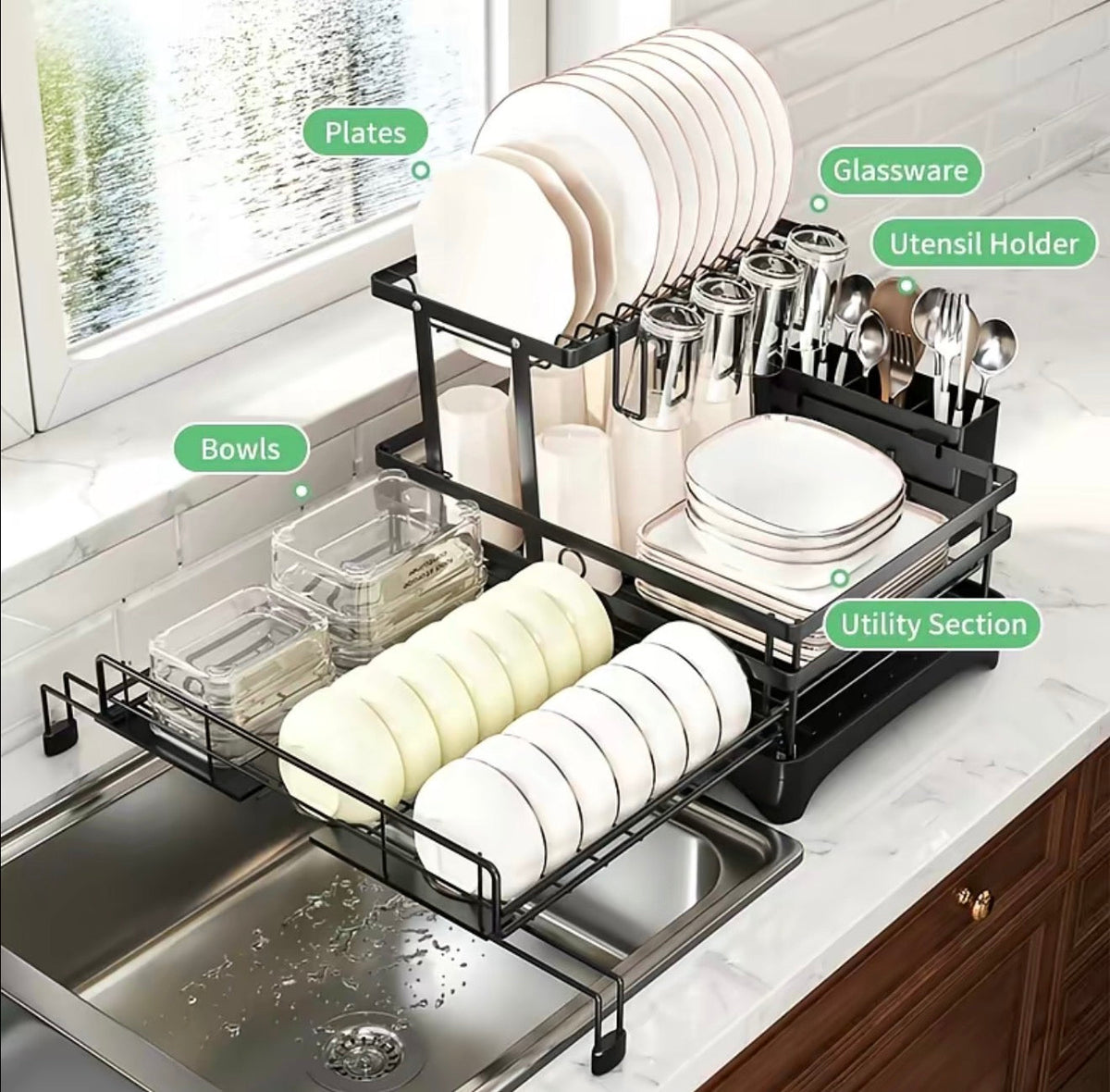 Space Saver Dish Rack